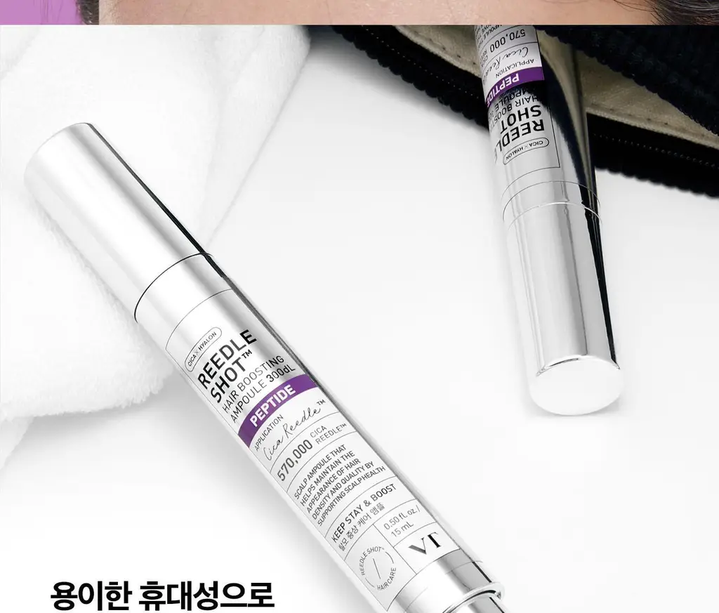 [더블기획][뿌리볼륨/탈모관리] VT 리들샷 헤어 부스팅 앰플 100디엘 단품/기획 2종 택 1 상세페이지 37